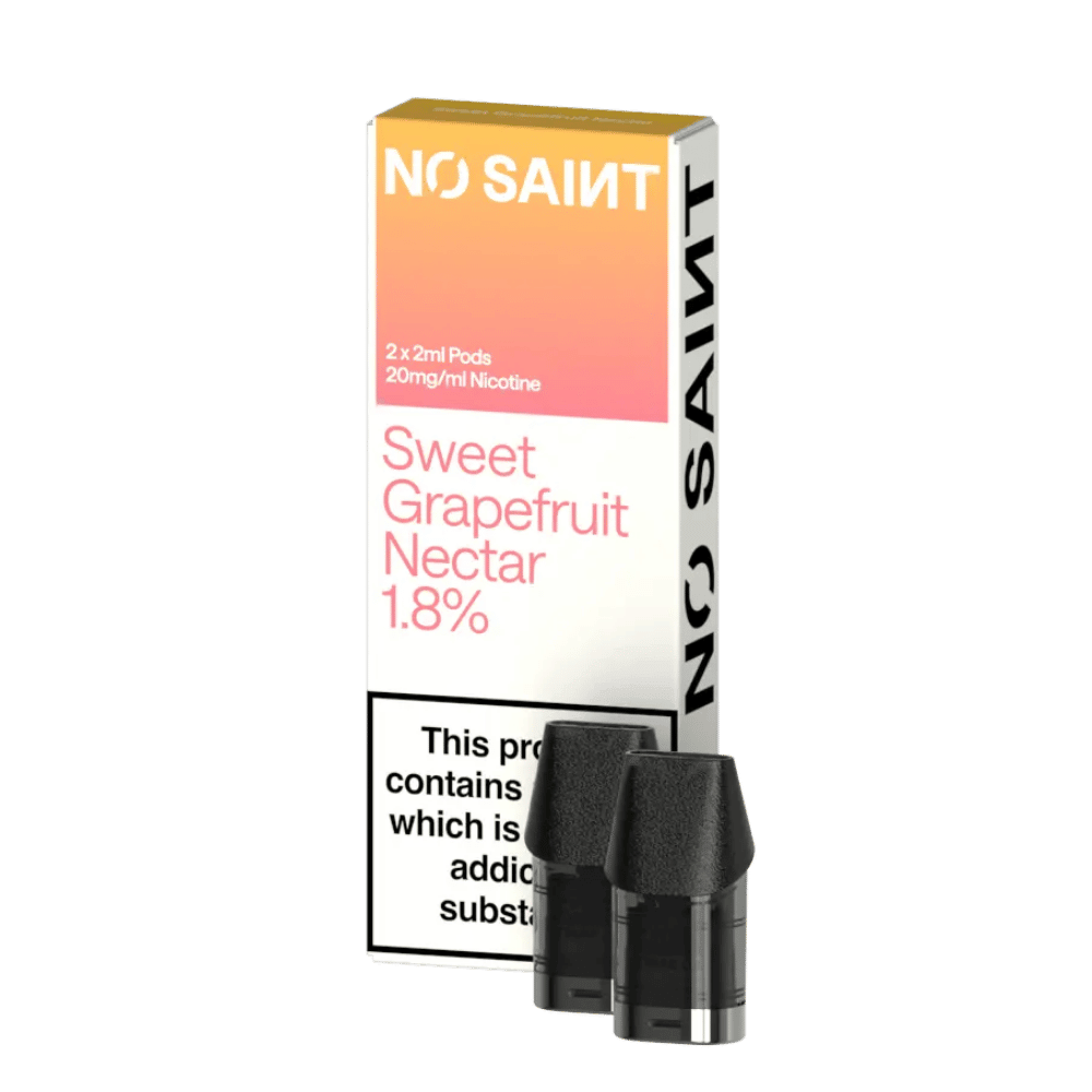 No Saint Prefilled Pods Sweet Grapefruit Nectar (2 Pack) - EUK