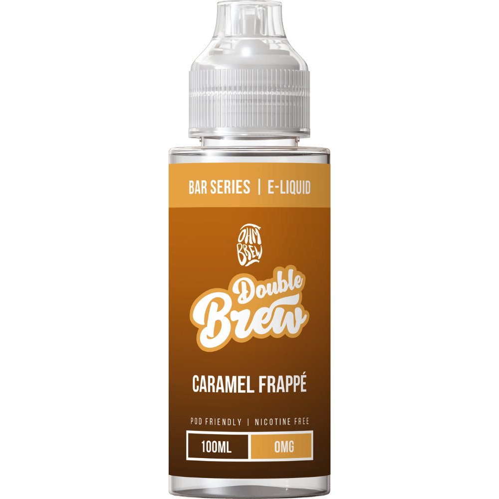 Ohm Brew Double Brew 100ml Shortfill E - Liquid Caramel Frappe - EUK