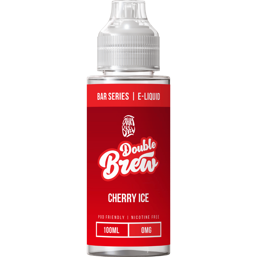 Ohm Brew Double Brew 100ml Shortfill E - Liquid Cherry Ice - EUK