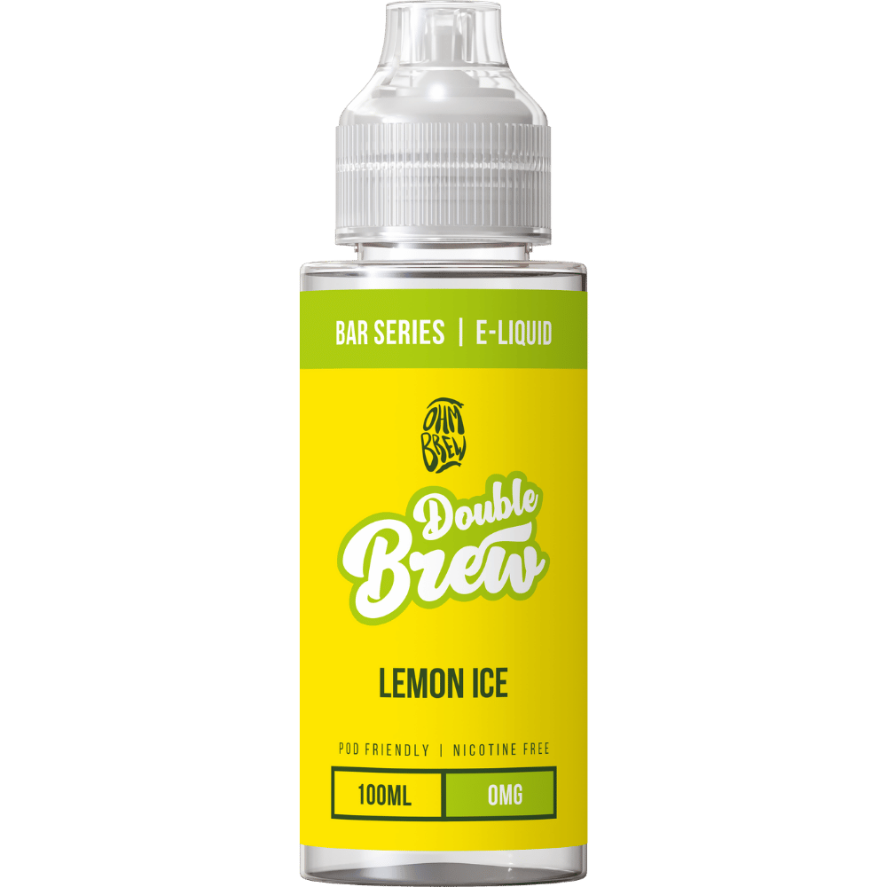 Ohm Brew Double Brew 100ml Shortfill E - Liquid Lemon Ice - EUK