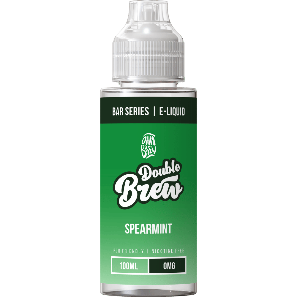 Ohm Brew Double Brew 100ml Shortfill E - Liquid Spearmint - EUK