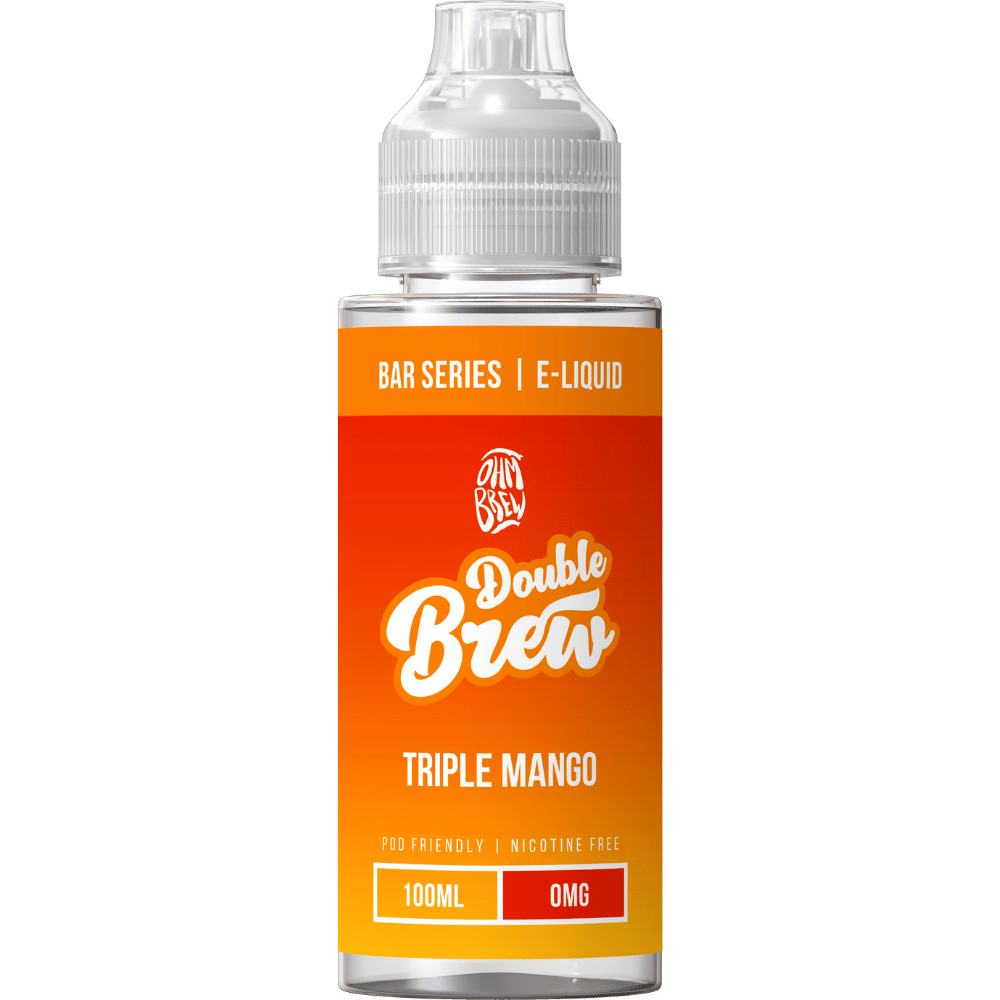 Ohm Brew Double Brew 100ml Shortfill E - Liquid Triple Mango - EUK