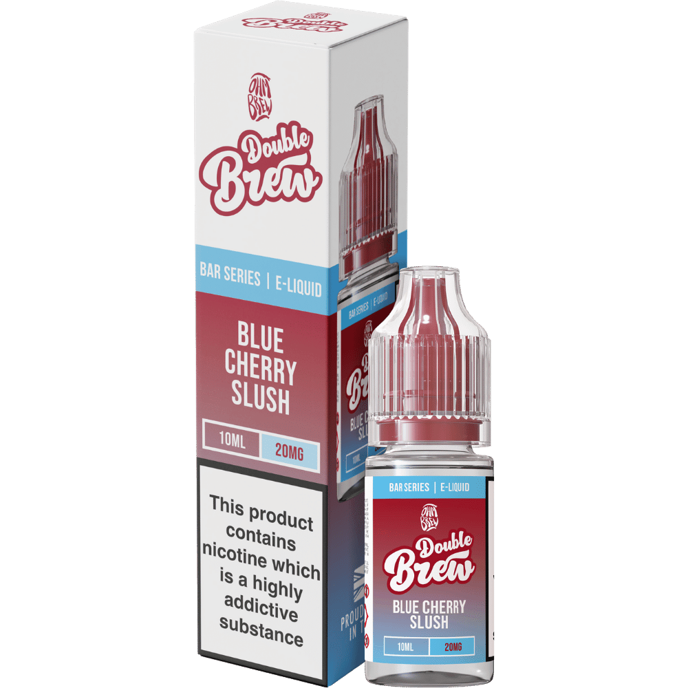 Ohm Brew Double Brew Nic Salt E - Liquid Blue Cherry Slush - EUK