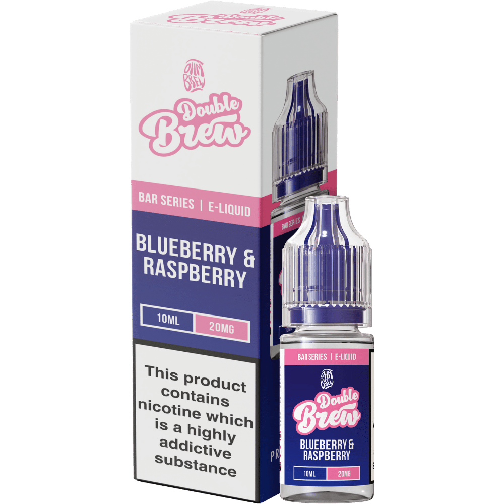 Ohm Brew Double Brew Nic Salt E - Liquid Blueberry & Raspberry - EUK