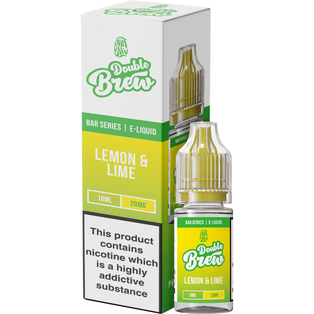Ohm Brew Double Brew Nic Salt E - Liquid Lemon & Lime - EUK