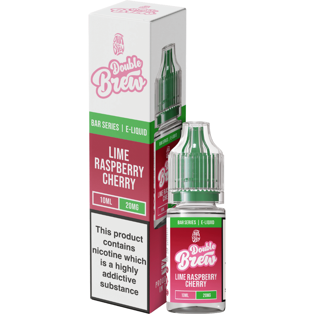 Ohm Brew Double Brew Nic Salt E - Liquid Lime Raspberry Cherry - EUK