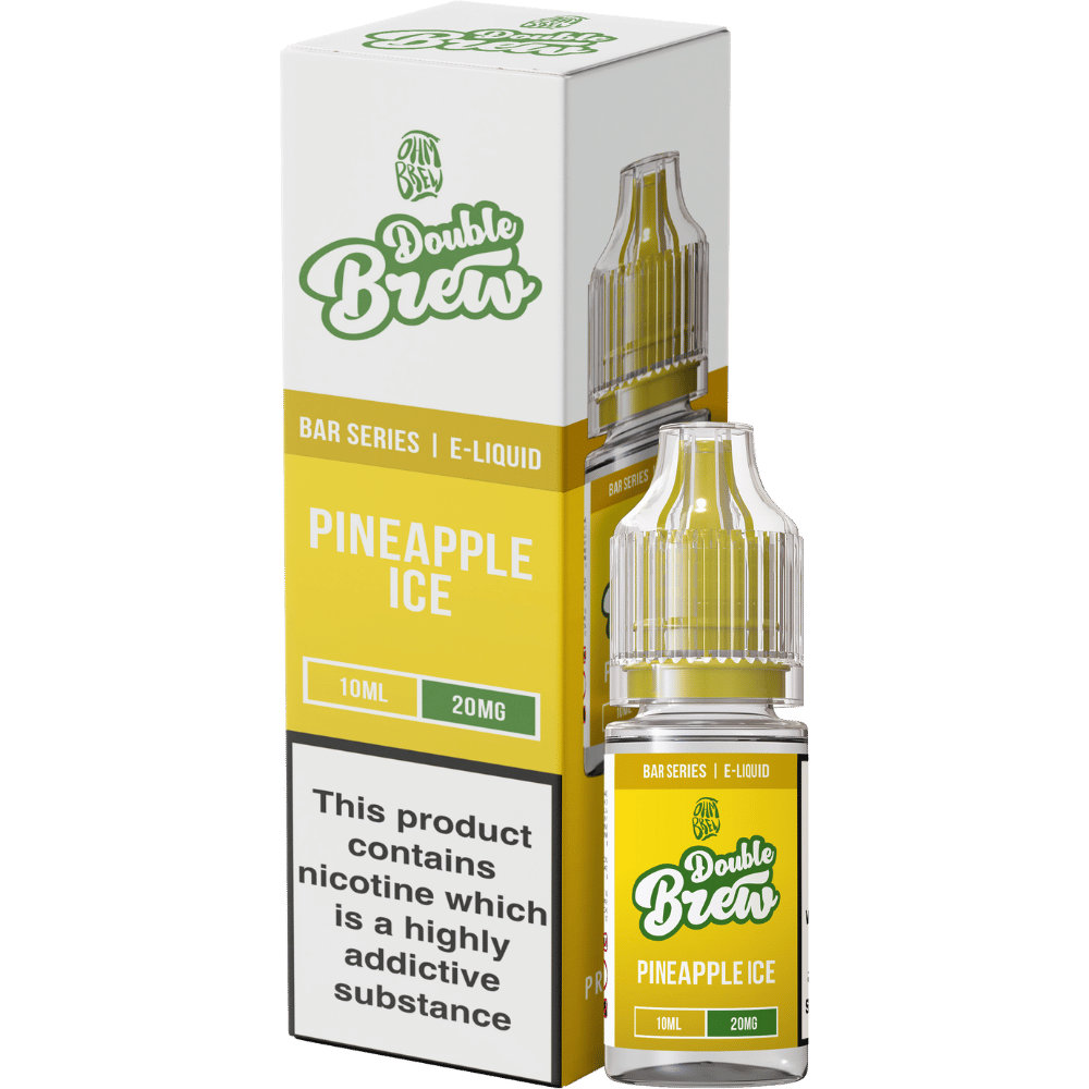Ohm Brew Double Brew Nic Salt E - Liquid Pineapple Ice - EUK