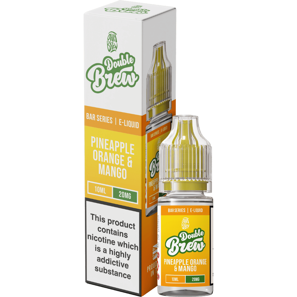 Ohm Brew Double Brew Nic Salt E - Liquid Pineapple Mango & Orange - EUK