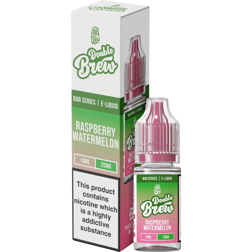 Ohm Brew Double Brew Nic Salt E - Liquid Raspberry Watermelon - EUK