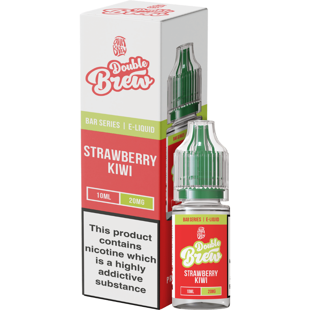 Ohm Brew Double Brew Nic Salt E - Liquid Strawberry Kiwi - EUK