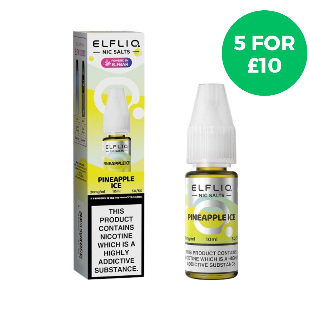 Pineapple Ice Elf Bar Elfliq Nic Salt E - Liquid - EUK