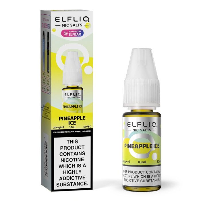 Pineapple Ice Elf Bar Elfliq Nic Salt E-Liquid - EUK