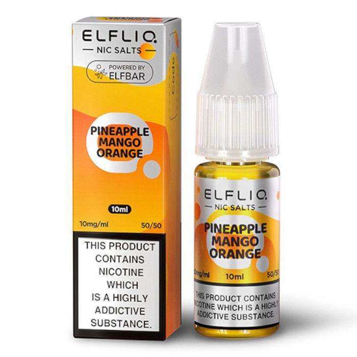 Pineapple Mango Orange Elf Bar Elfliq Nic Salt E-Liquid - EUK