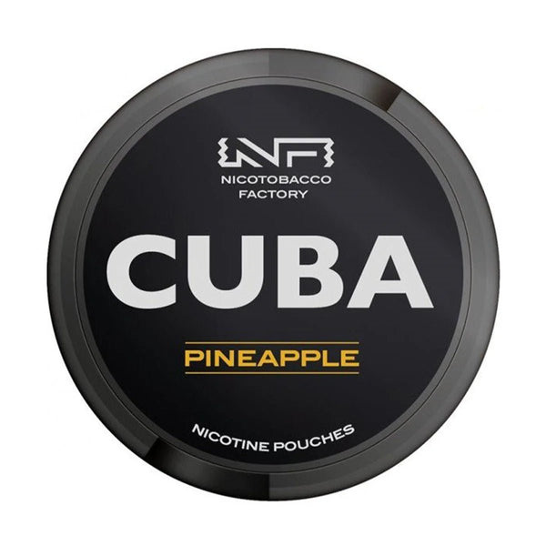 Pineapple Nicotine Pouches by Cuba Black