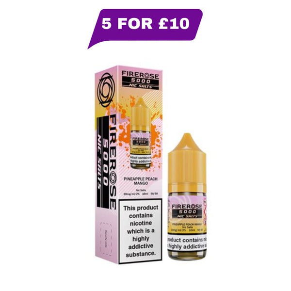 Pineapple Peach Mango Nic Salt E-Liquid By Firerose