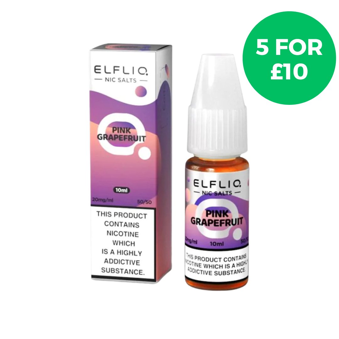 Pink Grapefruit Elf Bar Elfliq Nic Salt E - Liquid - EUK