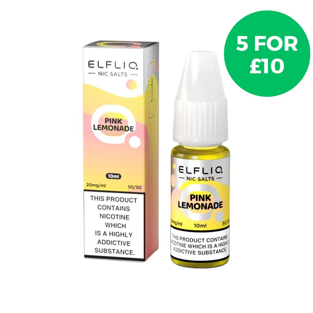 Pink Lemonade Elf Bar Elfliq Nic Salt E - Liquid - EUK