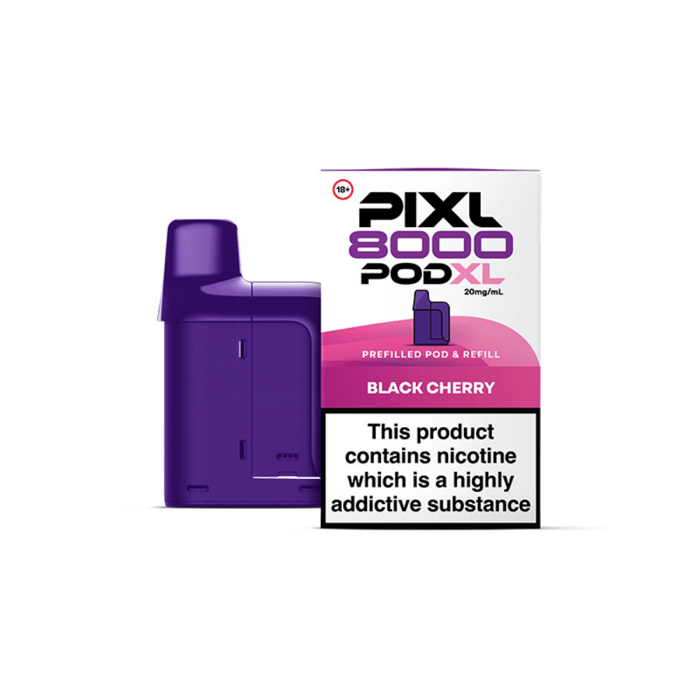 Pixl 8000 Black Cherry Refill Pods - EUK