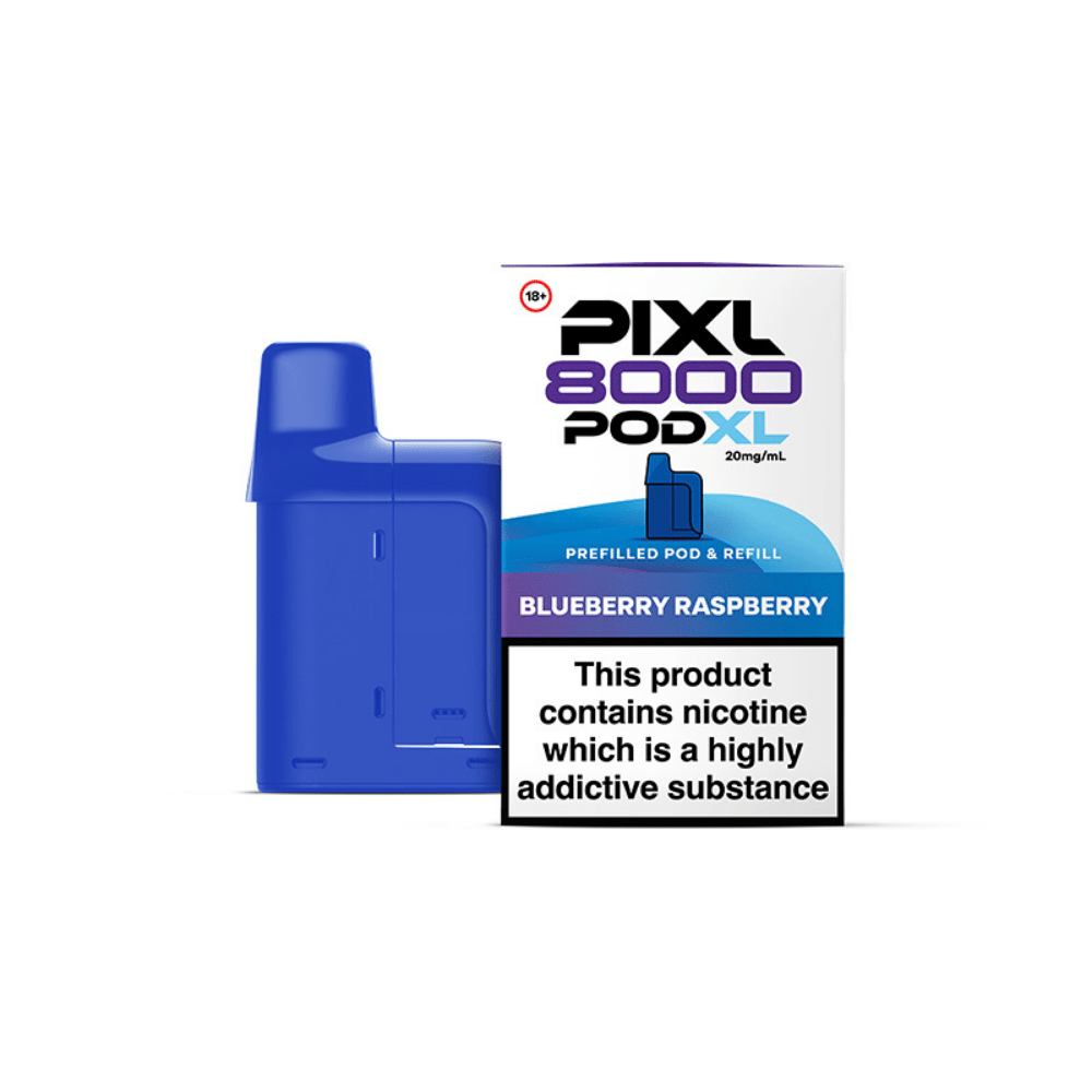 Pixl 8000 Blueberry Raspberry Refill Pods - EUK