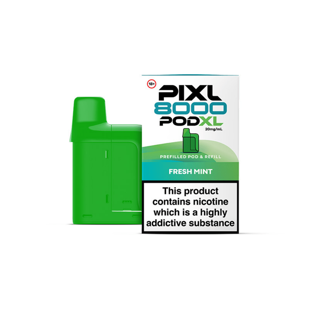 Pixl 8000 Fresh Mint Refill Pods - EUK