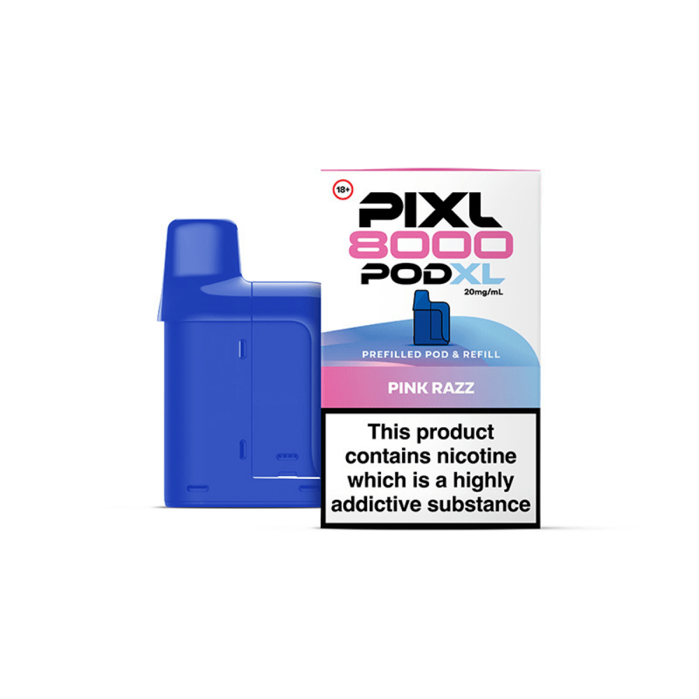 Pixl 8000 Pink Razz Refill Pods - EUK