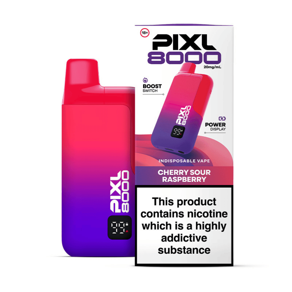 Pixl 8000 Prefilled Pod Kit Cherry Sour Raspberry - EUK