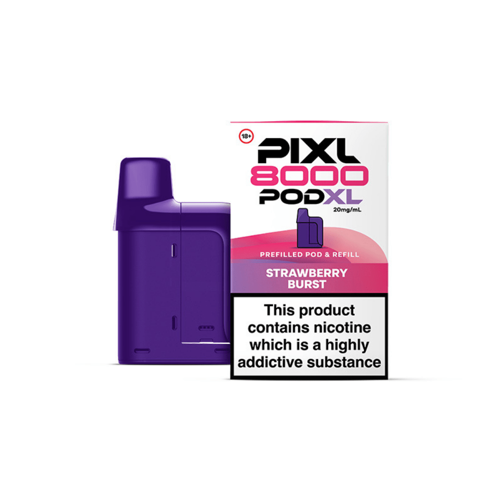 Pixl 8000 Strawberry Burst Refill Pods - EUK