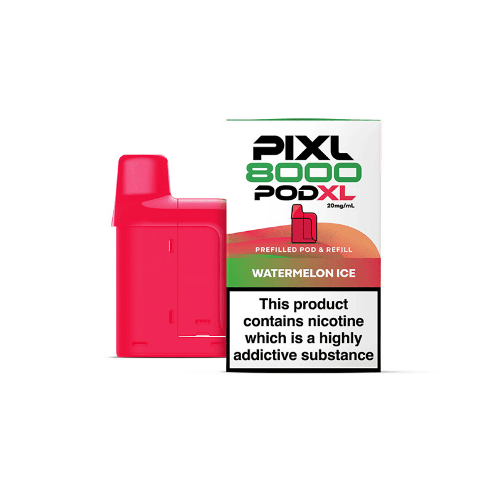 Pixl 8000 Watermelon Ice Refill Pods - EUK