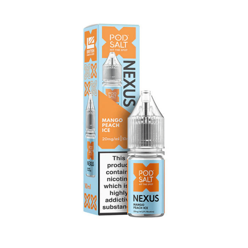 Pod Salt Nexus Mango Peach Ice Nic Salt E - Liquid - EUK
