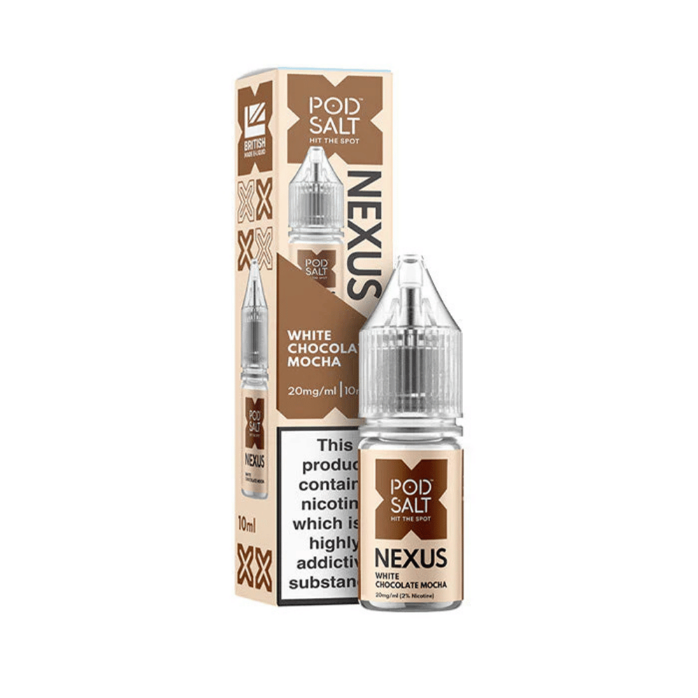 Pod Salt Nexus White Chocolate Mocha Nic Salt E - Liquid - EUK