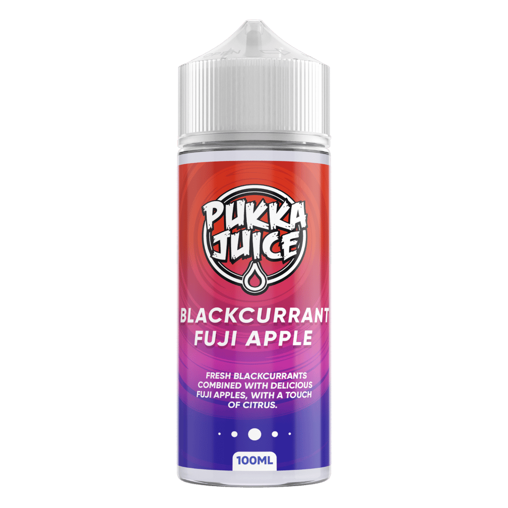 Pukka Juice 100ml E - liquid Shortfill Blackcurrant Fuji Apple - EUK