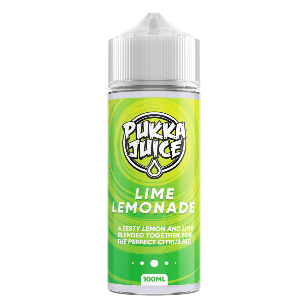 Pukka Juice 100ml E - liquid Shortfill Lime Lemonade - EUK