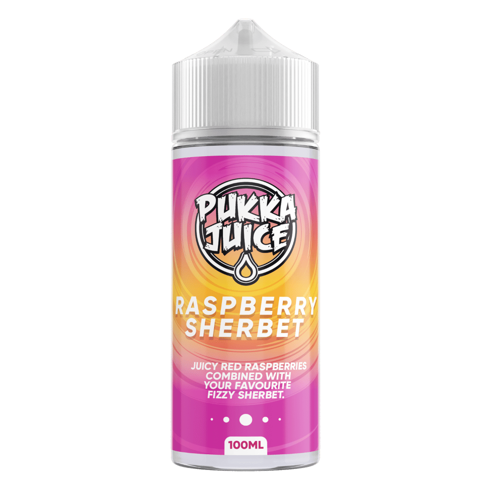 Pukka Juice 100ml E - liquid Shortfill Raspberry Sherbet - EUK
