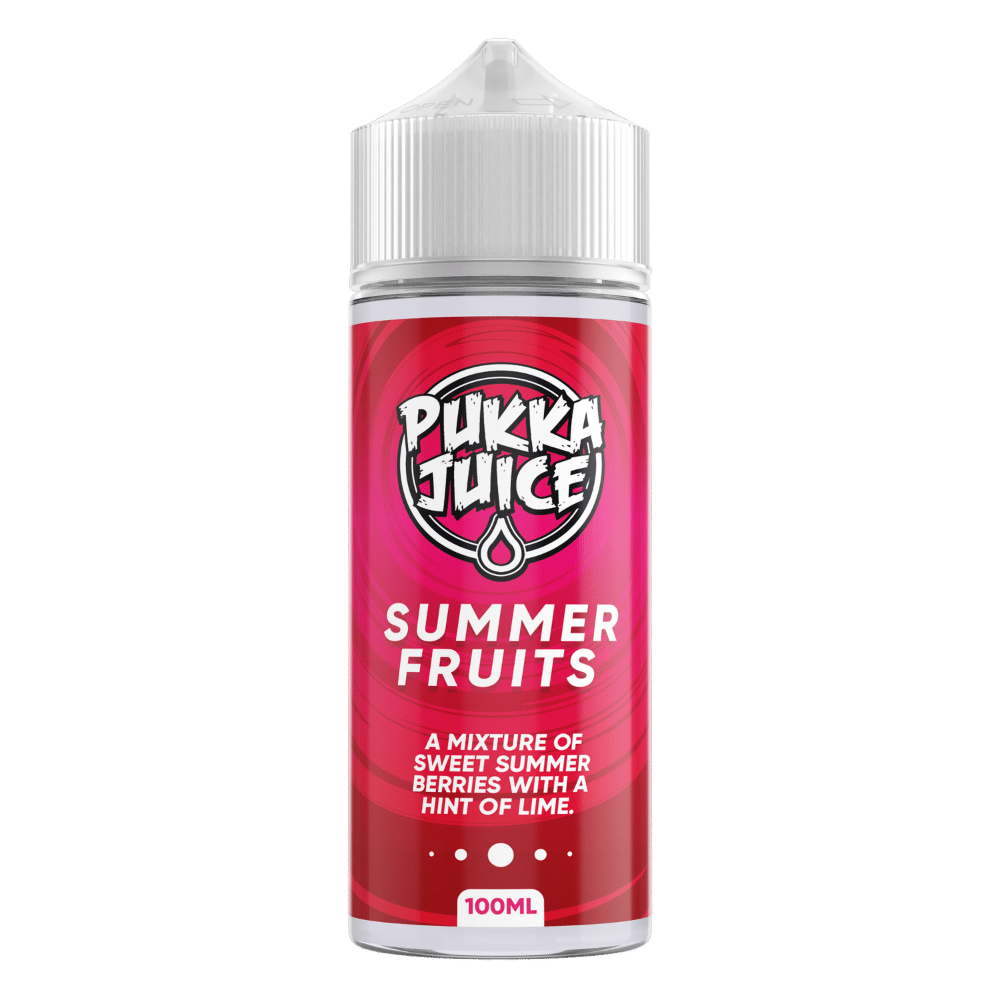Pukka Juice 100ml E - liquid Shortfill Summer Fruits - EUK