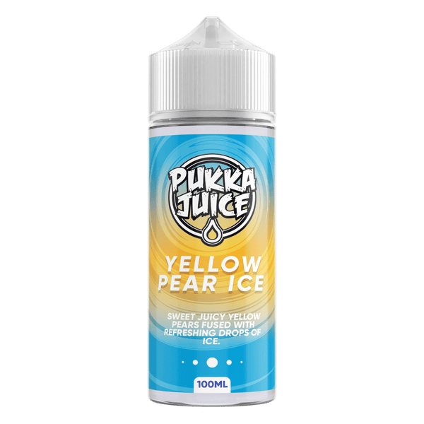Pukka Juice 100ml E-liquid Shortfill Yellow Pear Ice