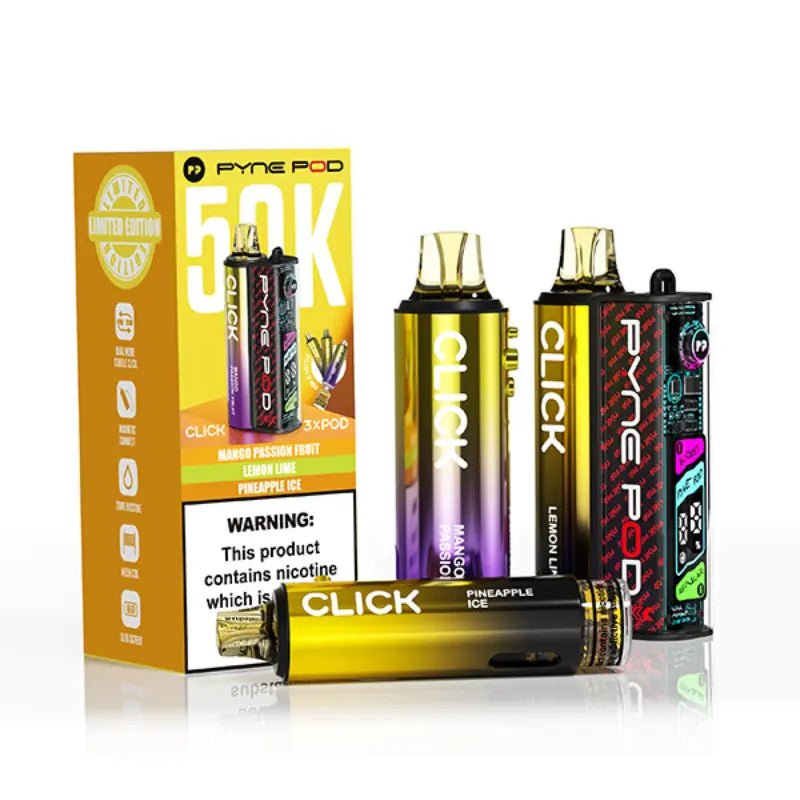 Pyne Pod Click 50k Prefilled Kit Yellow Edition - EUK