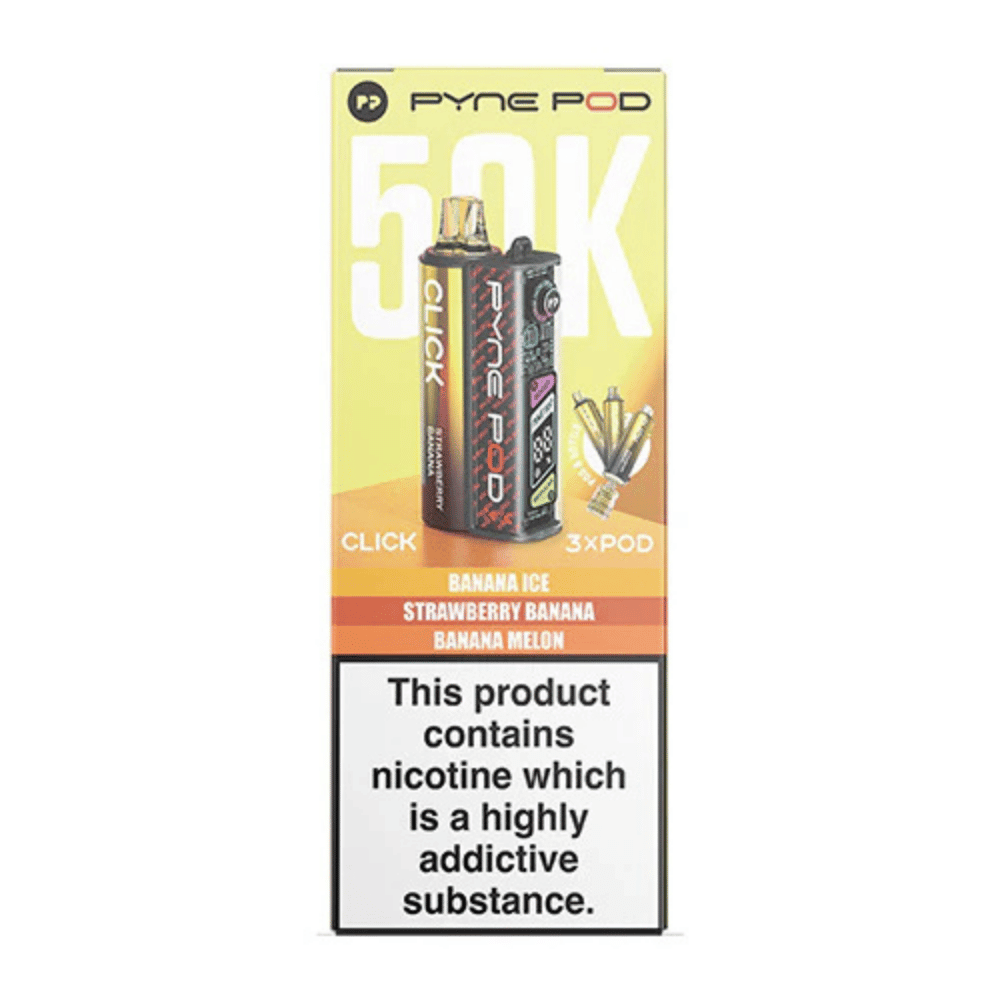Pyne Pod Click 50k Prefilled Pod Kit Banana Edition - EUK