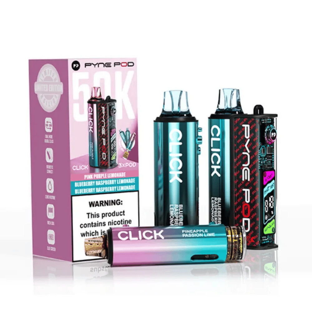 Pyne Pod Click 50k Prefilled Pod Kit Lemonade Edition - EUK