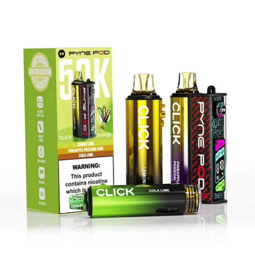 Pyne Pod Click 50k Prefilled Pod Kit Lime Edition - EUK