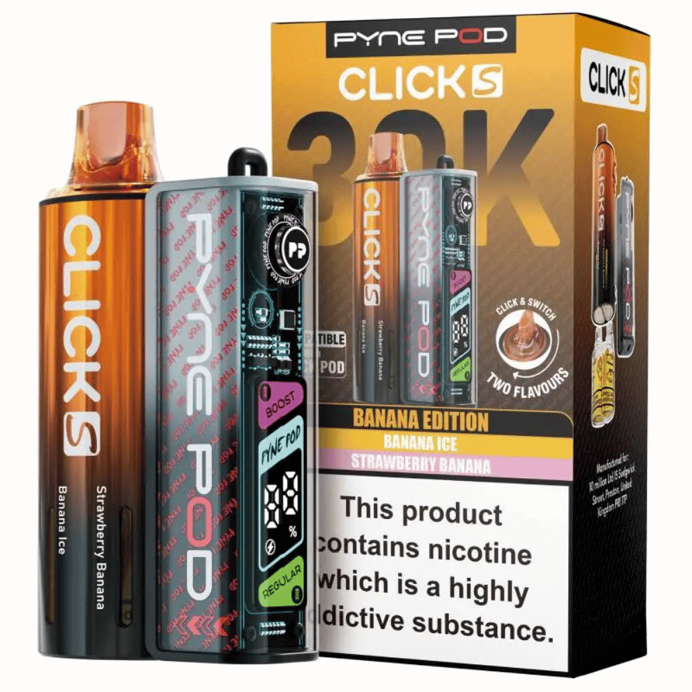 Pyne Pod Click S 30K Pod Kit Banana Edition - EUK