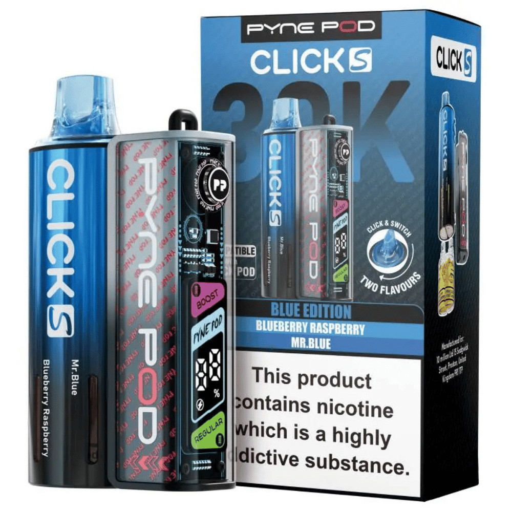 Pyne Pod Click S 30K Pod Kit Blue Edition - EUK