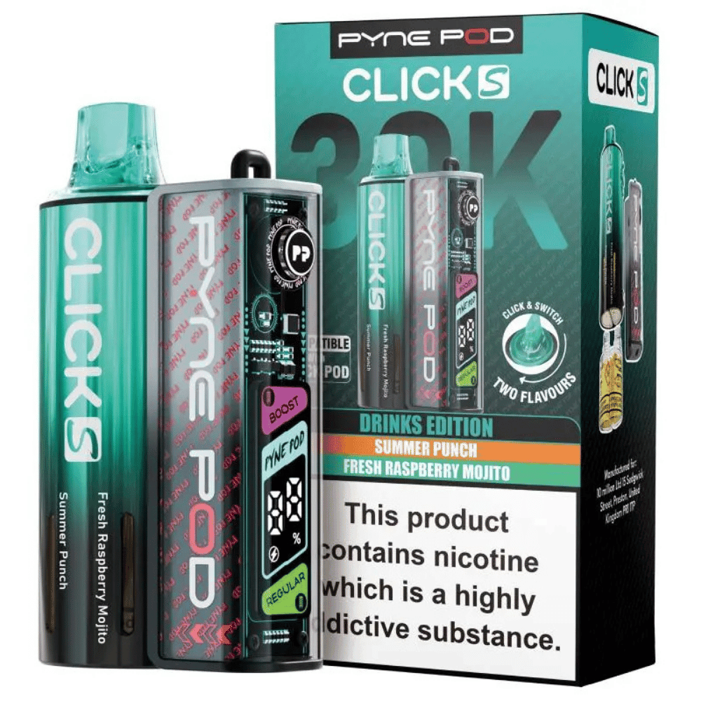 Pyne Pod Click S 30K Pod Kit Drinks Edition - EUK