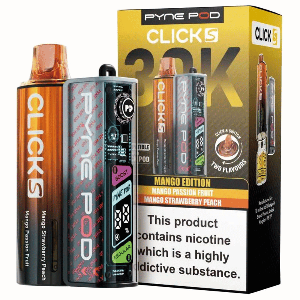 Pyne Pod Click S 30K Pod Kit Mango Edition - EUK