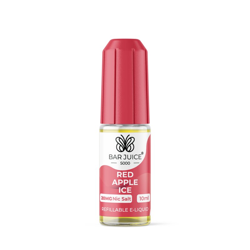 Red Apple Ice Nic Salt E-Liquid by Bar Juice 5000 - EUK