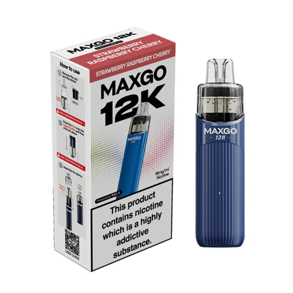 Relx Maxgo 12k Prefilled Pod Kit Strawberry Raspberry Cherry - EUK