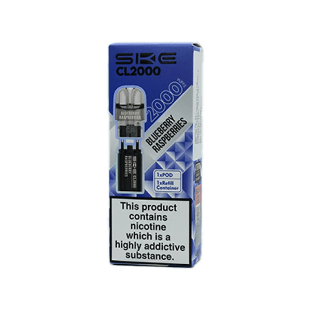 SKE CL2000 Prefilled Pods Blueberry Raspberries - EUK