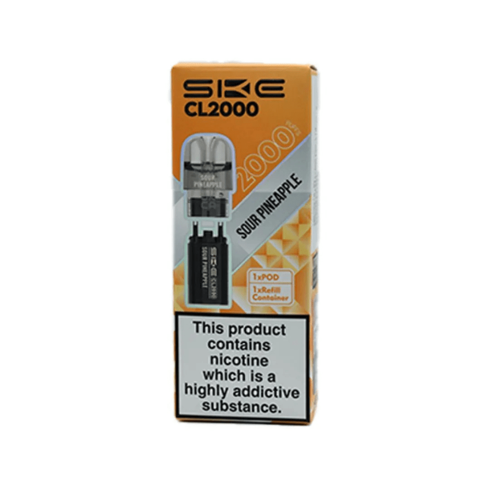 SKE CL2000 Prefilled Pods Sour Pineapple - EUK