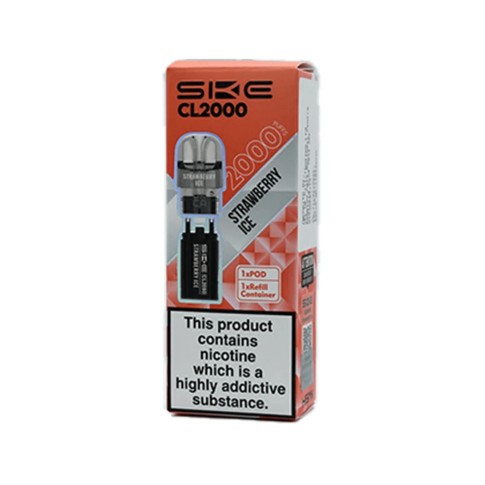 SKE CL2000 Prefilled Pods Strawberry Ice - EUK