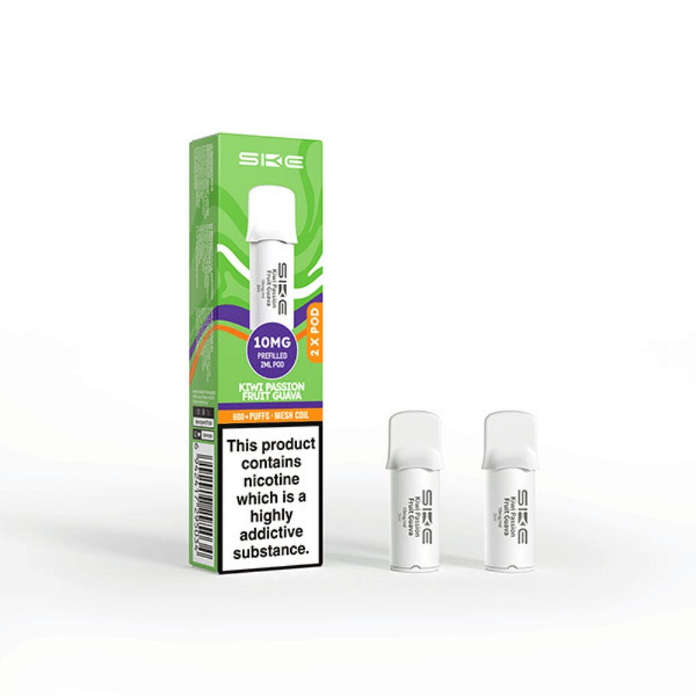SKE Crystal Pro 600 Prefilled Pods Kiwi Passion Fruit Guava 10mg - EUK