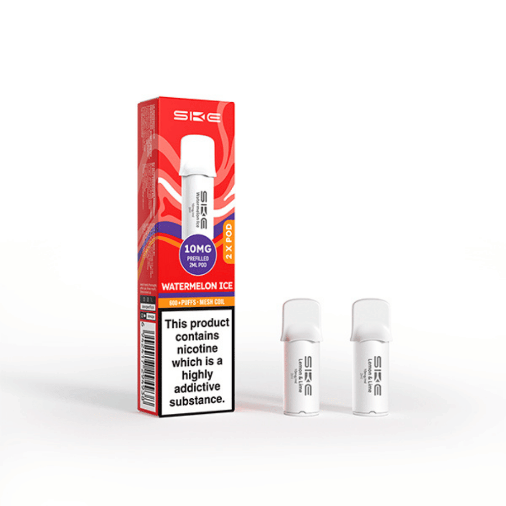 SKE Crystal Pro 600 Prefilled Pods Watermelon Ice 10mg - EUK